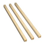 Set of 3 slats for wooden shelf