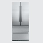 Fridge compartment stainless steel fronts
