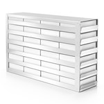 Stainless steel drawer rack 6x4 with boxes