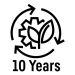 Ten years spare parts availability 