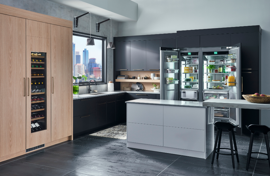 Residential Appliances Liebherr, Kitchen Island With Integrated Fridge Freezer