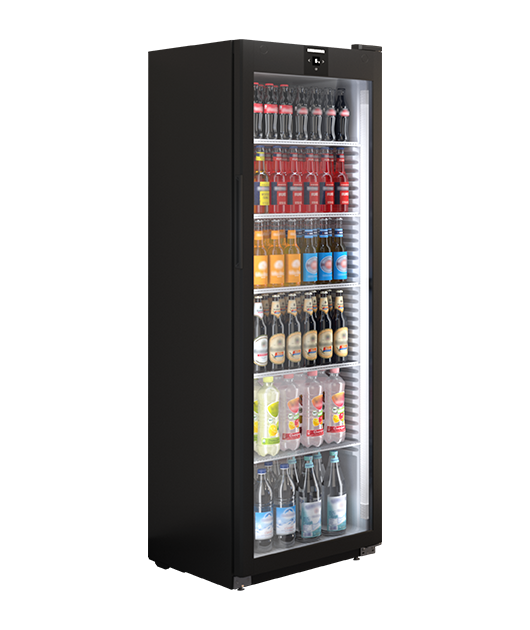 Beverage fridge with transparent background